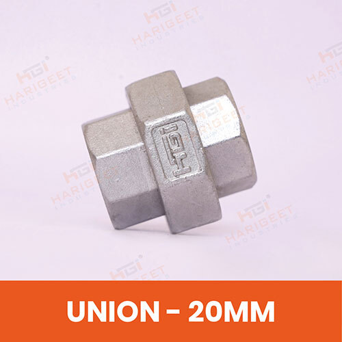 Stainless Steel Union - Bend Radius: Not Bendable