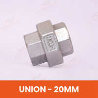 Stainless Steel Union - Bend Radius: Not Bendable