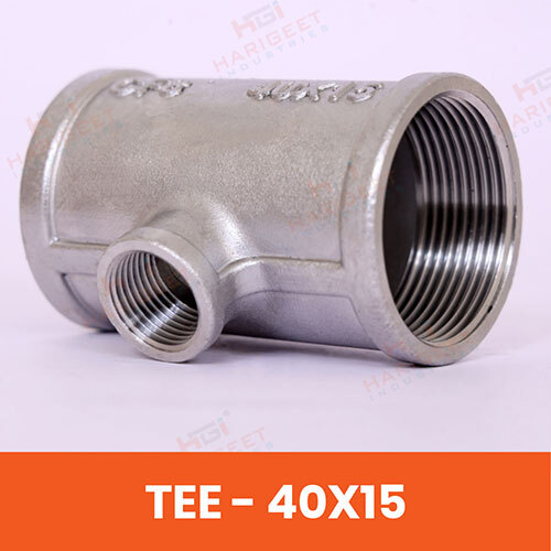 Stainless Steel Reducing Tee - Coating Type: Uncoated