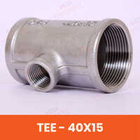 Stainless Steel Reducing Tee - Coating Type: Uncoated