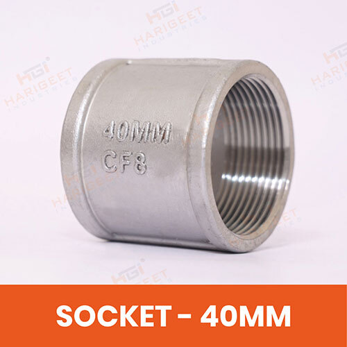 Stainless Steel Socket - Color: White