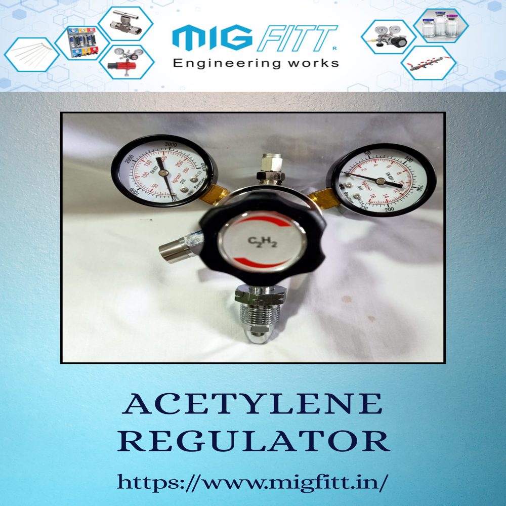 SS Regulator For Acetylene Gas
