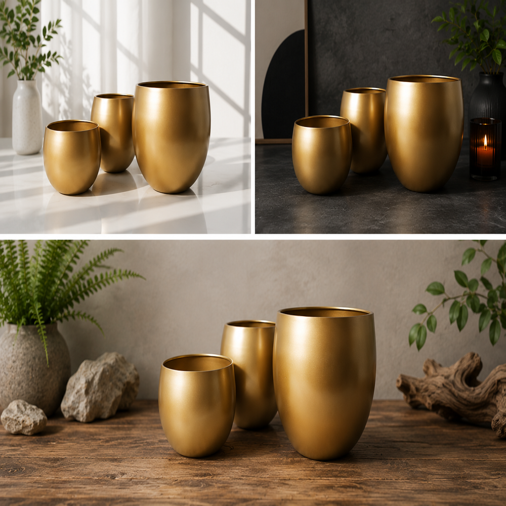 Metal Planters - Metals Type: Iron