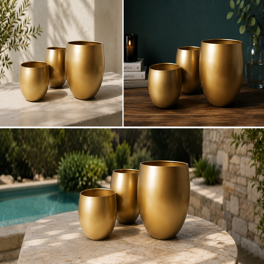 Metal Planters - Metals Type: Iron