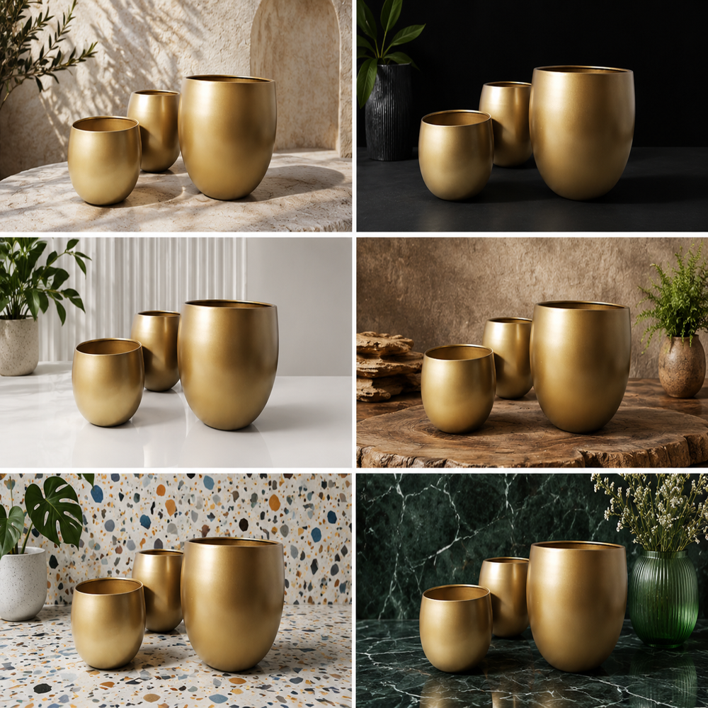 Metal Planters - Metals Type: Iron