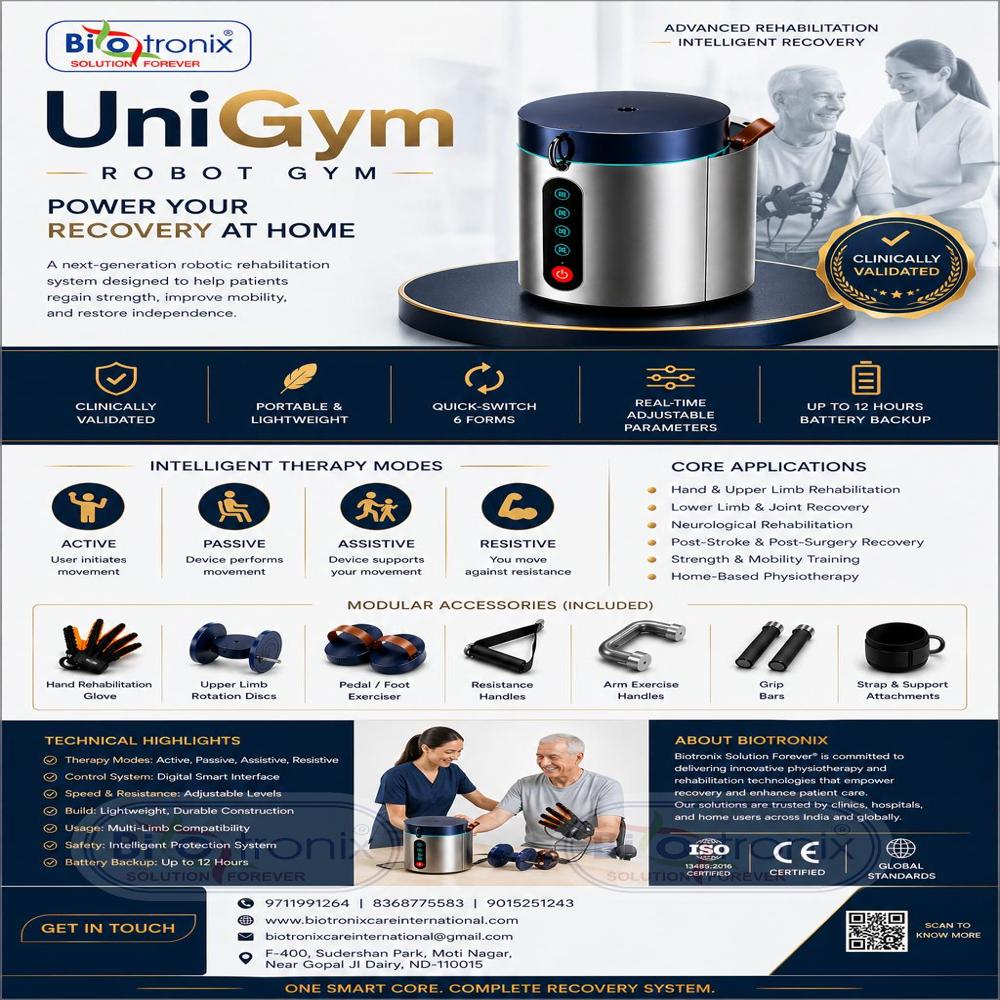 UniGym Portable Robot Gym Machine for Physical Recovery