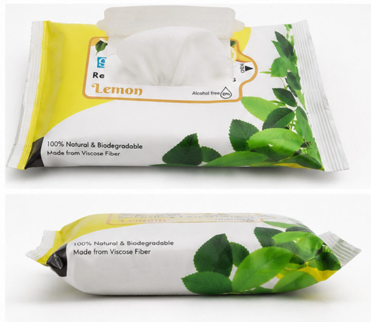 Lemon Fragrance Facial Wipes