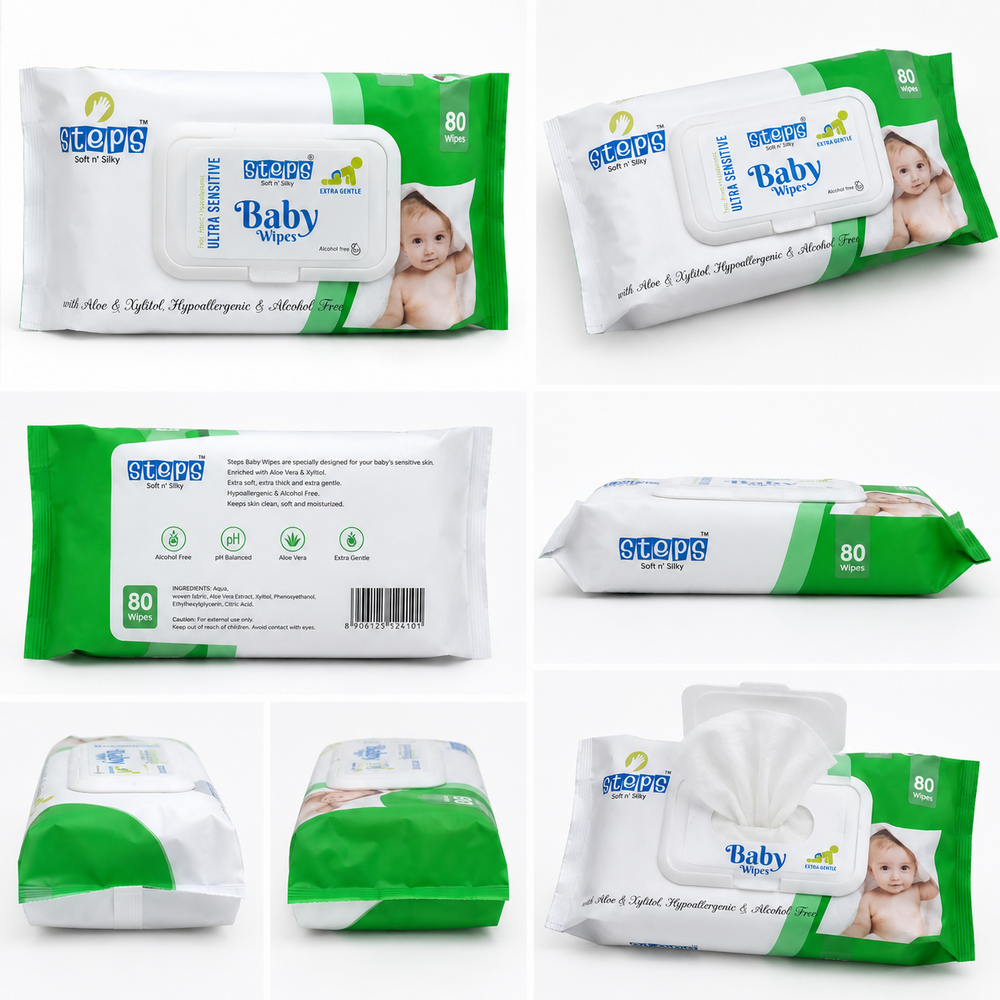 Steps Baby Wipes