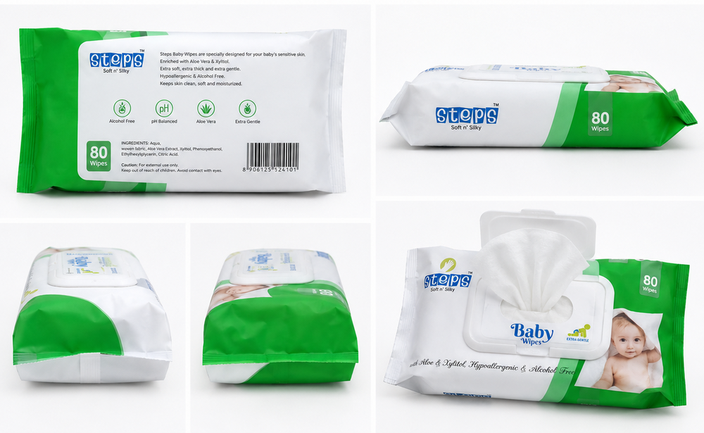 Steps Baby Wipes
