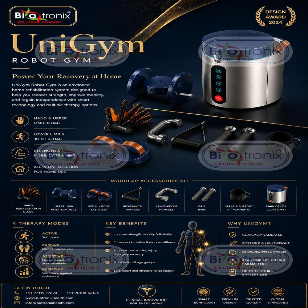 UniGym Robotic Rehabilitation Machine for Stroke & Paralysis Recovery
