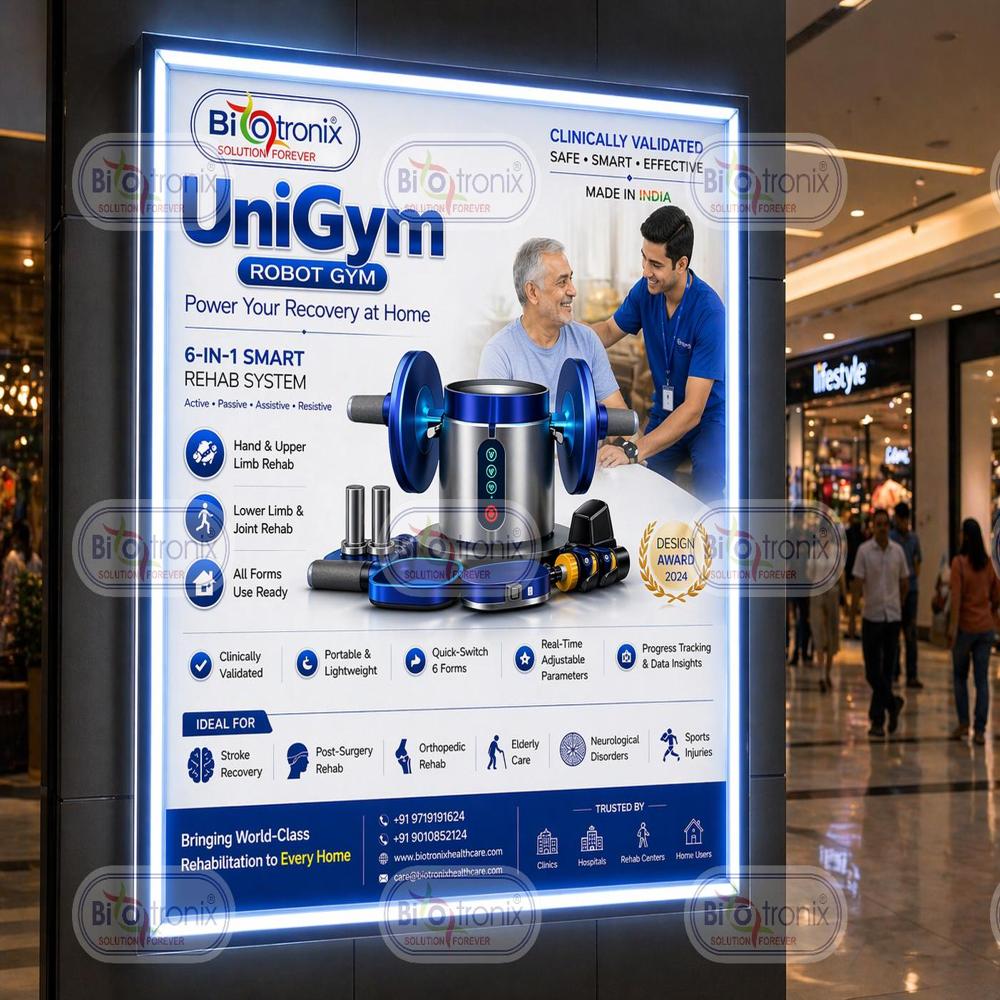 UniGym Robotic Rehabilitation Machine for Stroke & Paralysis Recovery