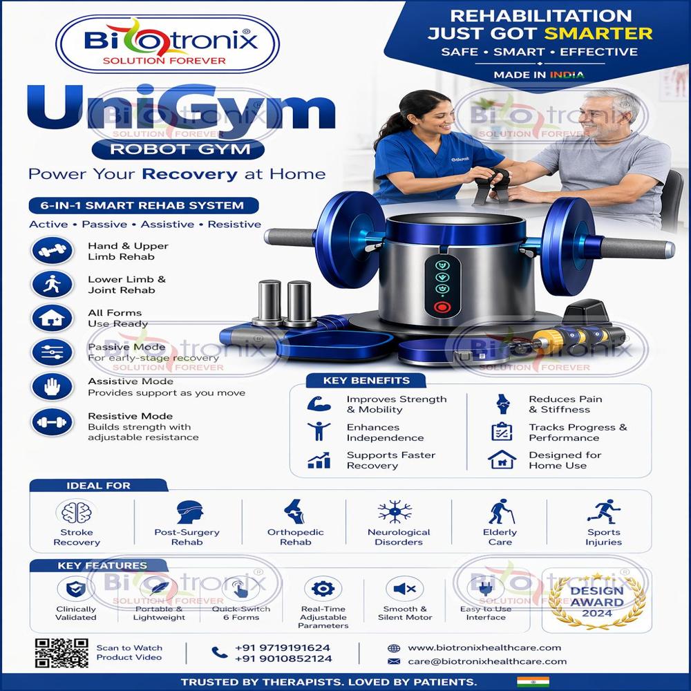 UniGym Clinical Smart Exercise Equipment for Rehabilitation Centers