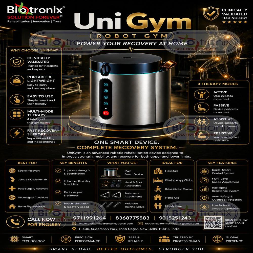 UniGym Clinical Smart Exercise Equipment for Rehabilitation Centers