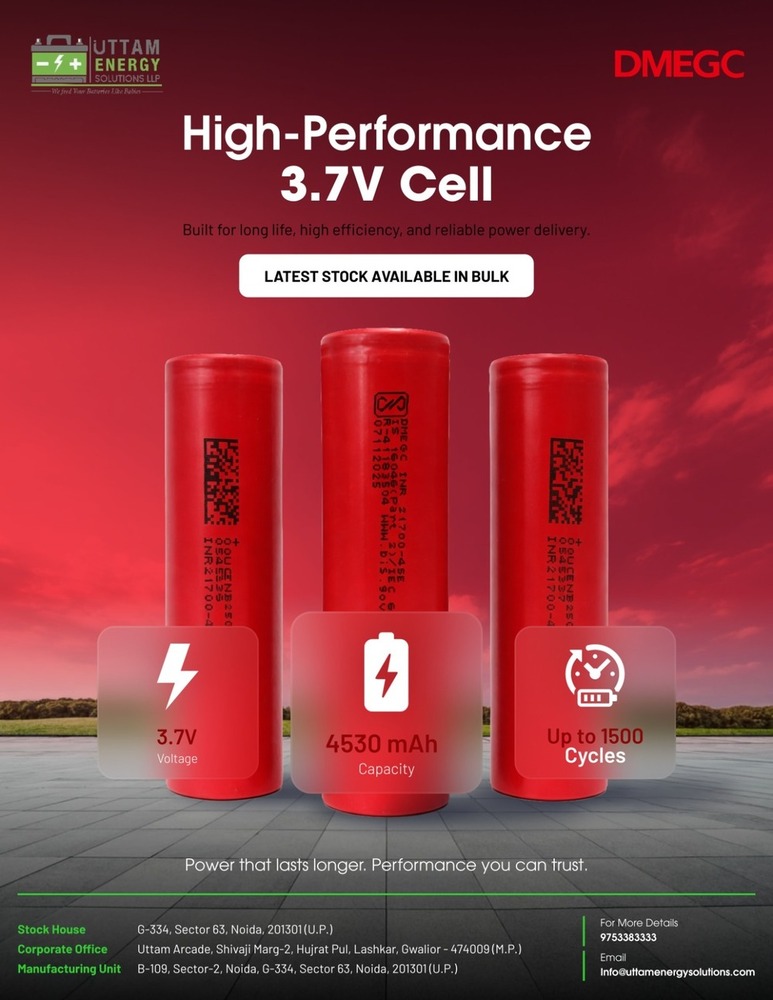 DMEGC 4500mAH AA Lithium Ion Battery