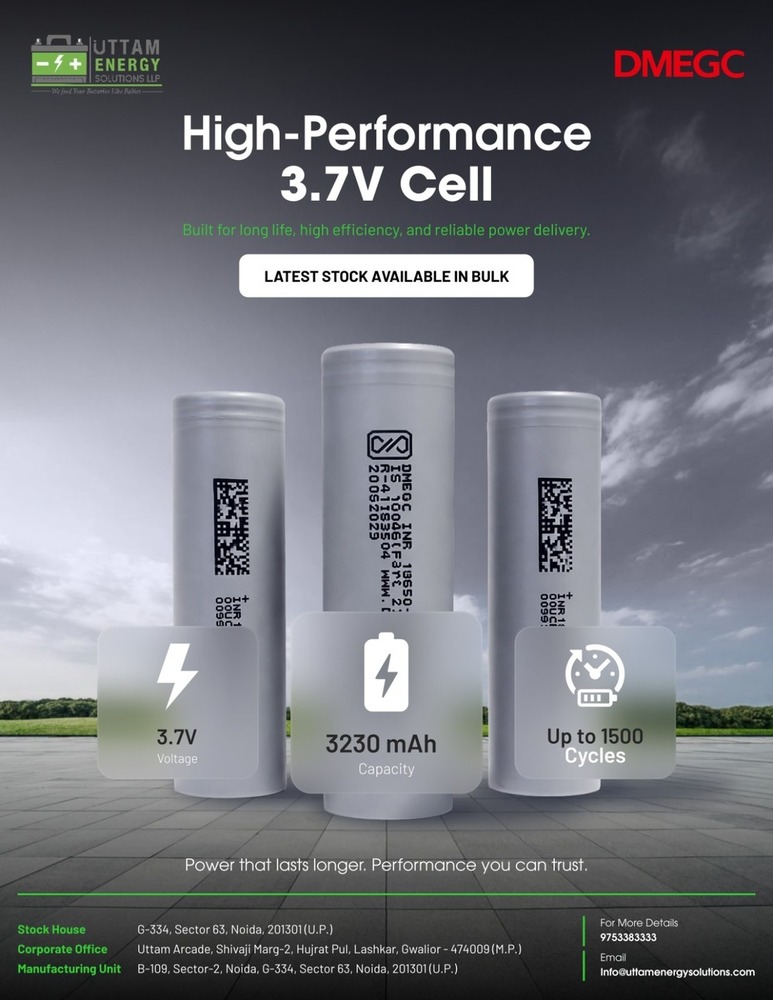 3200 mAH AA Lithium Ion Battery