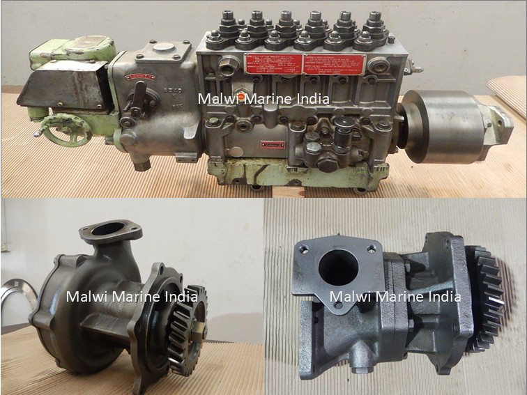 Yanmar - 6Ny16L - Fuel - Lub Oil - Water - Pump - Application: Marine