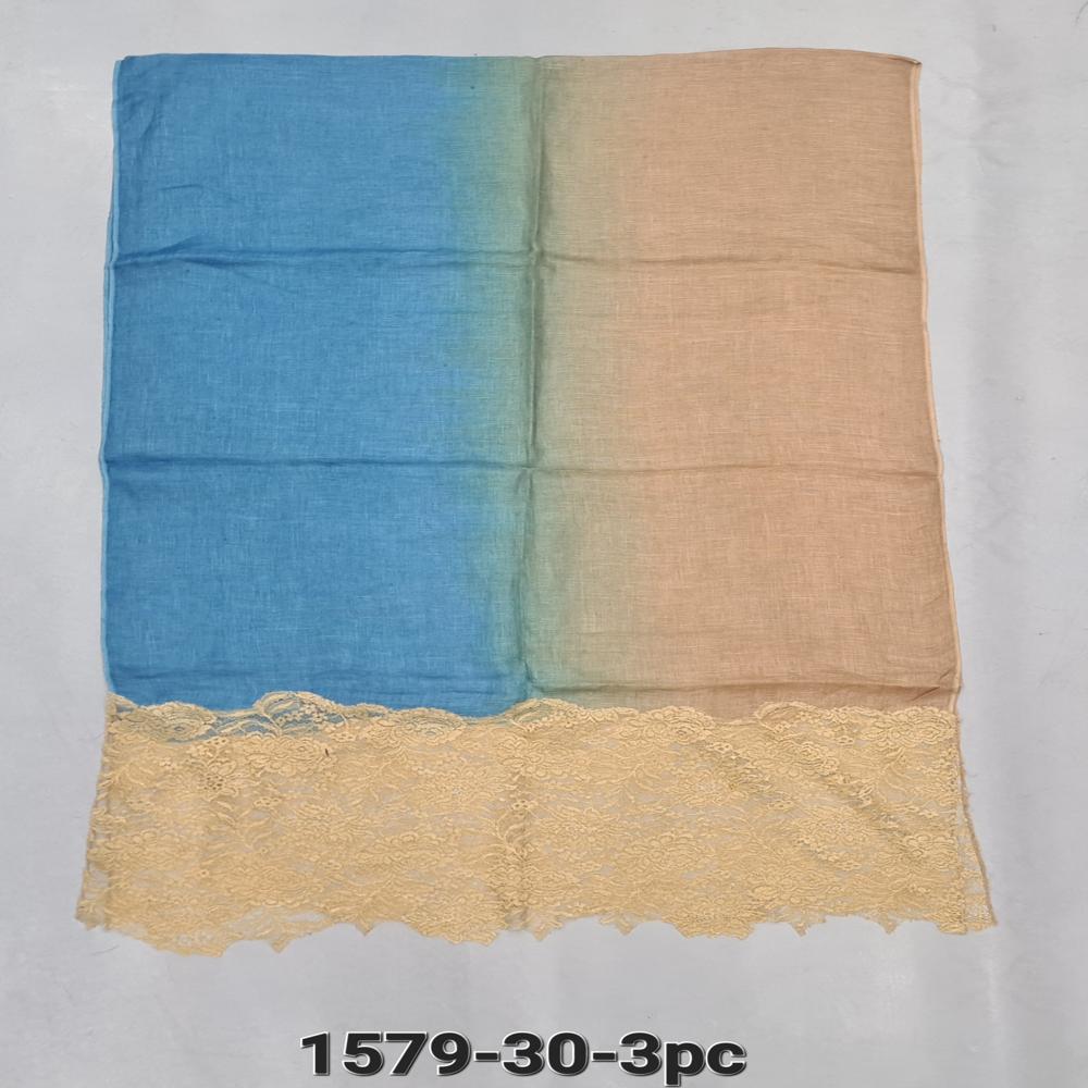 Pure Linen Lace Work Stoles