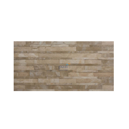 3D Tan Mosaic Stone Veneer