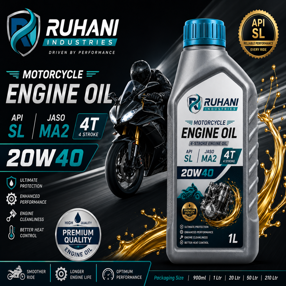Motorcycle Engine Oil Api Sl Jaso Ma2 4t 10w30