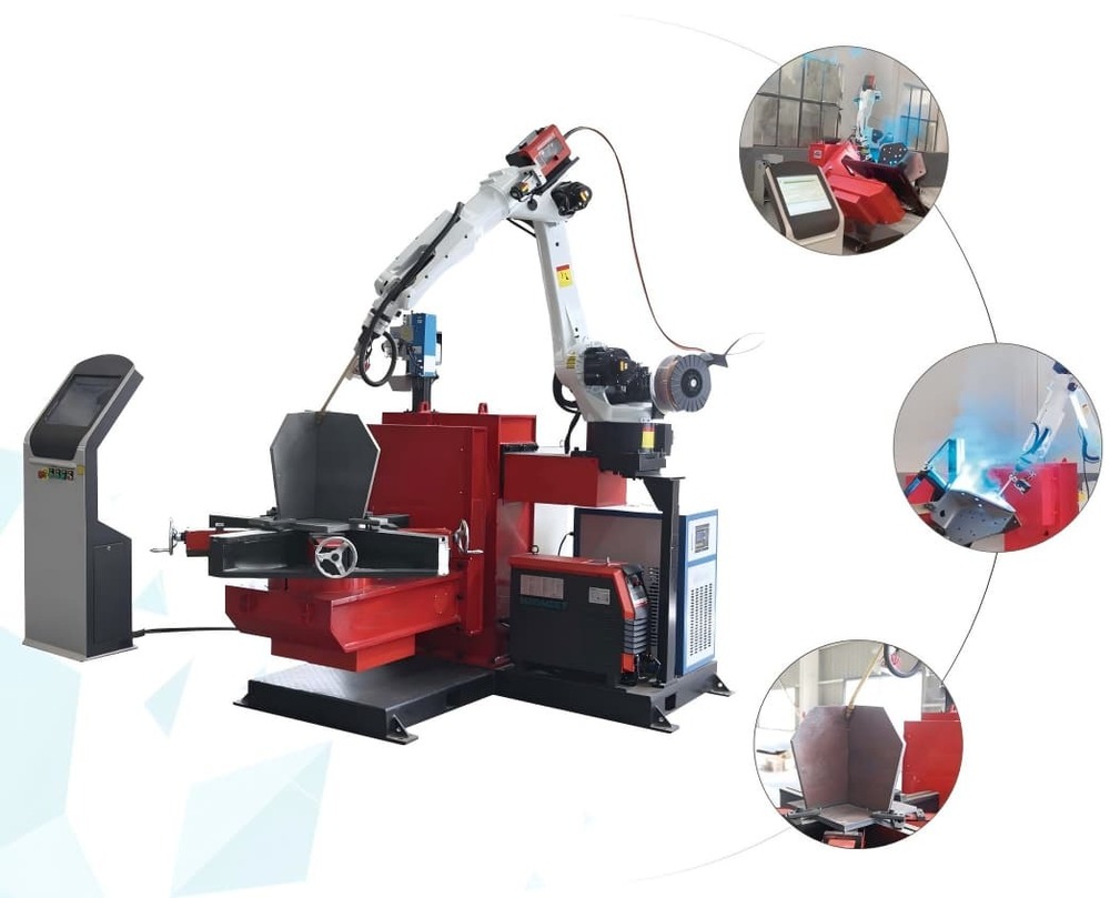 Weld The Base Of Transmission Towers Use Cnc Tower Foot Welding Robot 2Pcs Worktables - Feature: High Precision
