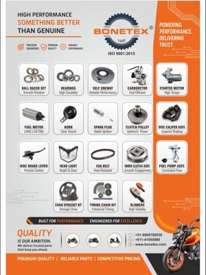 Motorcycle spare part manufacturer