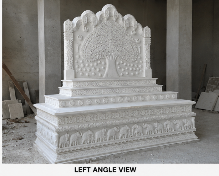 White marble jain baddi