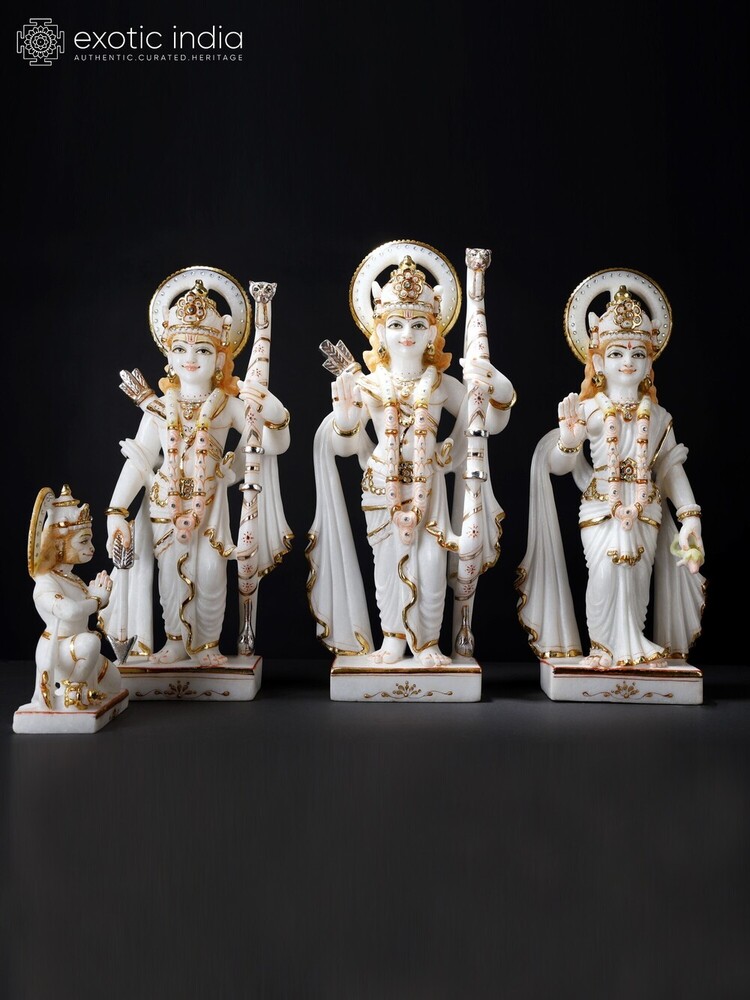 White Marble Ram Darbar Moorti