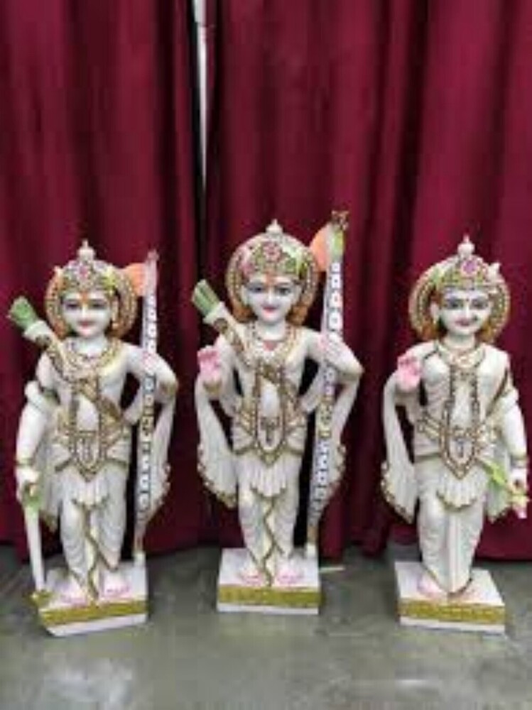 White Marble Ram Darbar Moorti