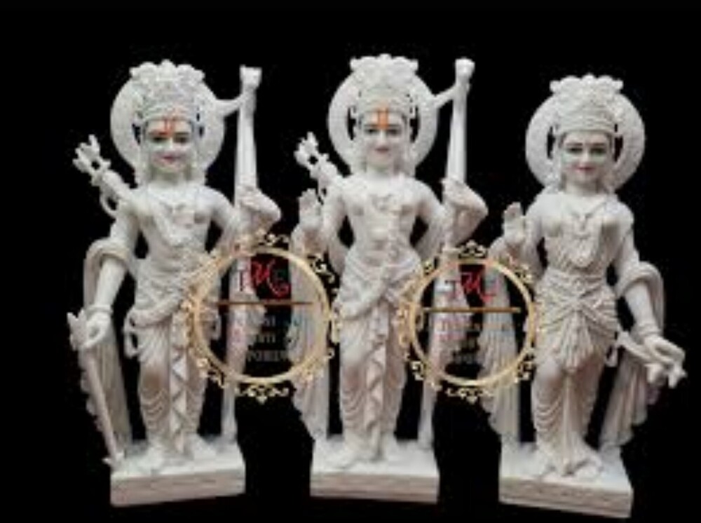 White Marble Ram Darbar Moorti