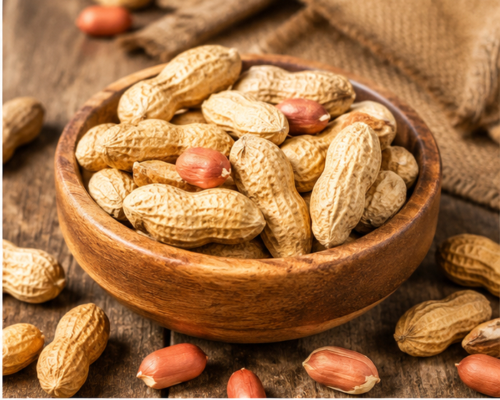 42.9% Whole Raw Peanut