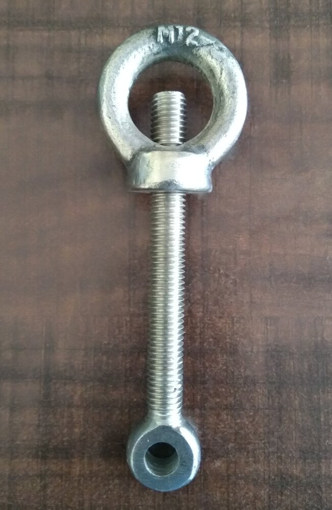 Eye Nut And Bolt - Mild Steel, Sizes M3 To M84 | Industrial Application, Powder Coated Finish, Flawlessly Tested Quality