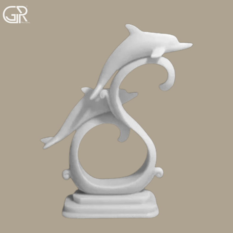 White Marble Modern Art