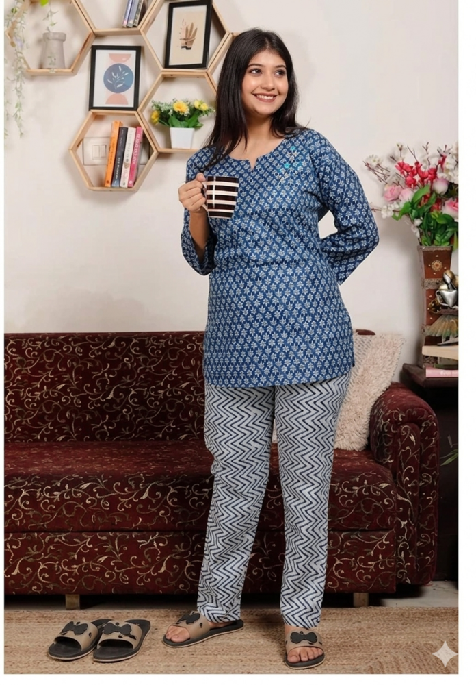 Top Pyjama Cotton Co Ord Set