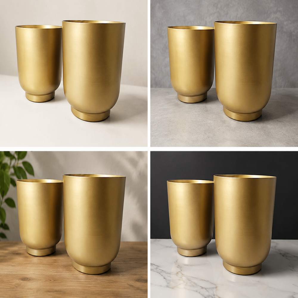 Metal planters