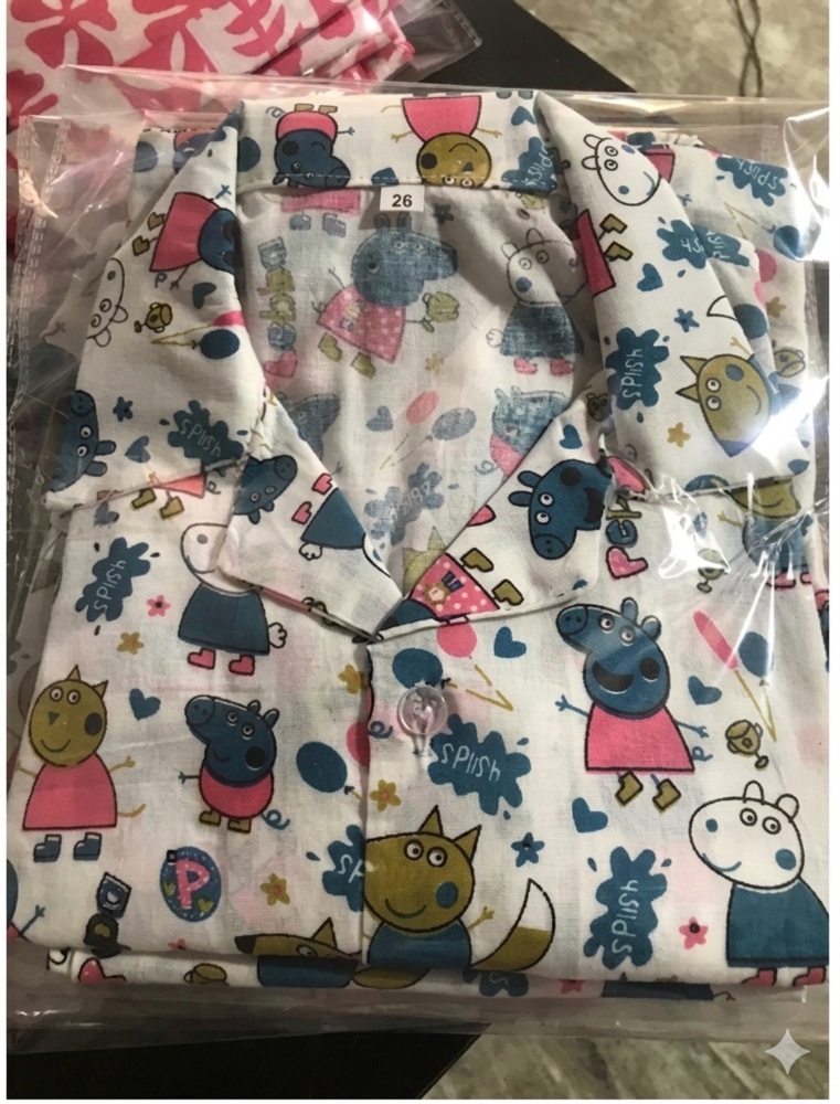Kids Printed Night Dress