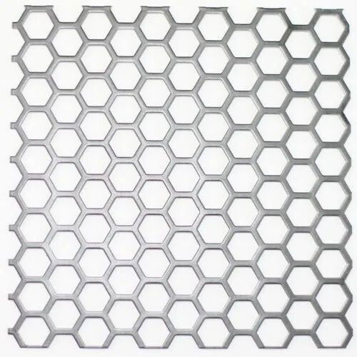 Hexagonal Hole Perforated Sheet