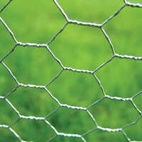 Chicken Wire Mesh - Low Carbon Steel, 3ft X 10-30m Roll, Silver, Galvanized, Hexagonal 13mm Aperture, 0.7-1mm Wire Diameter