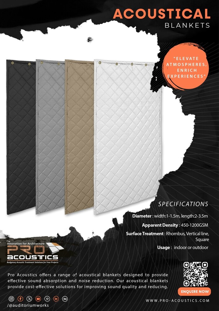 Acoustical Blanket - Application: Soundproofing And Noise Reduction For Residential And Commercial Spaces
