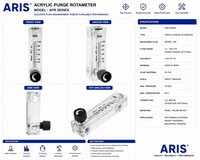 Acrylic WaterGas Rotameters