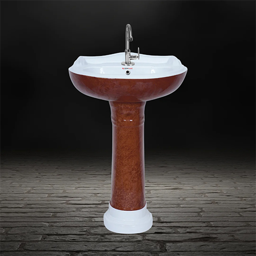 Stepware 503 Stargold Vitrosa Pedestal Wash Basin - Feature: Decorative