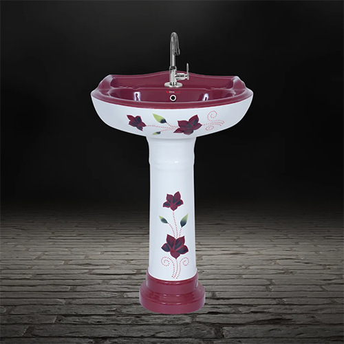 Premium Vitrosa Wash Basin - Operating System: Manual (Hand-Operated Faucet Compatible)
