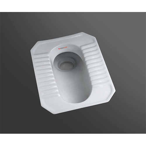 Indian Sanitary Pan - Color: White