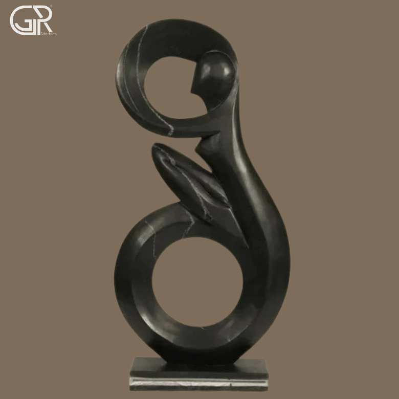 Black Marble Sculpture