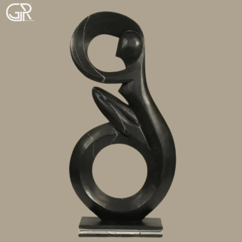 Black Marble Sculpture
