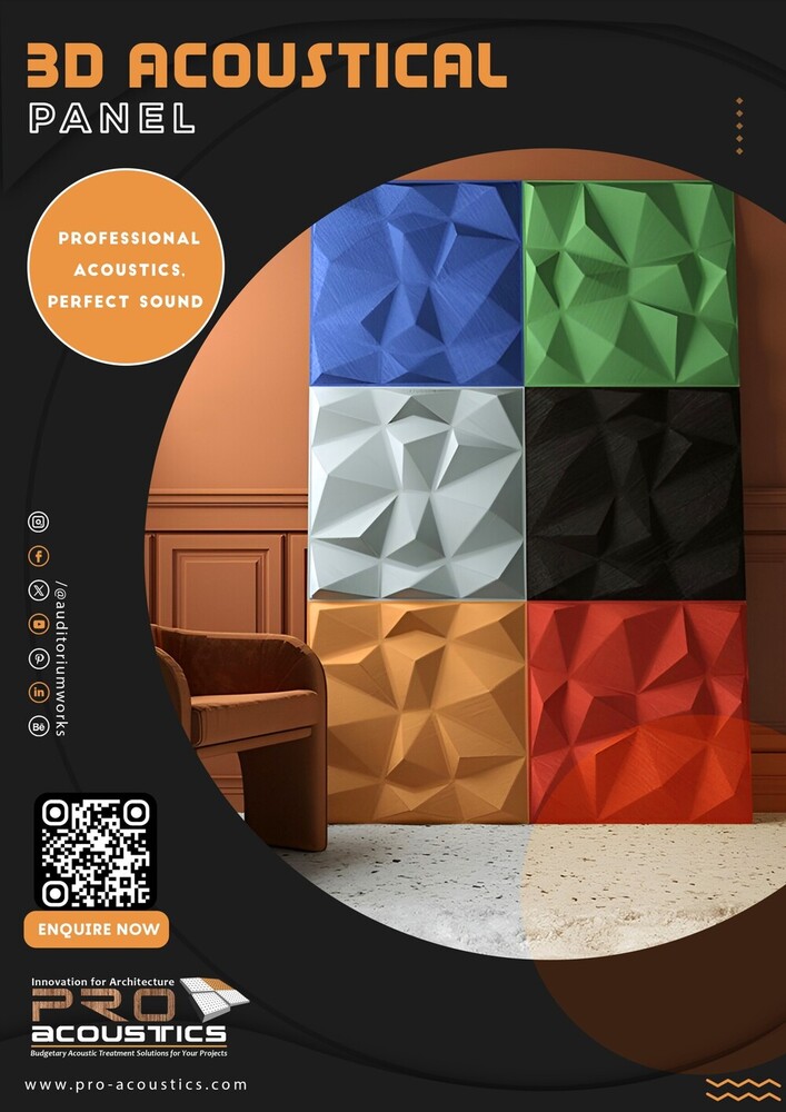 3d Acoustical Panel - Dimension (L*w*h): Customizable Dimensions