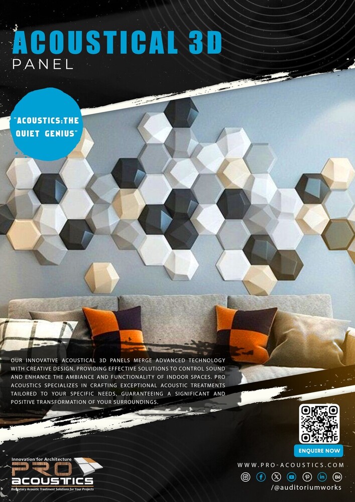 3d Acoustical Panel - Dimension (L*w*h): Customizable Dimensions
