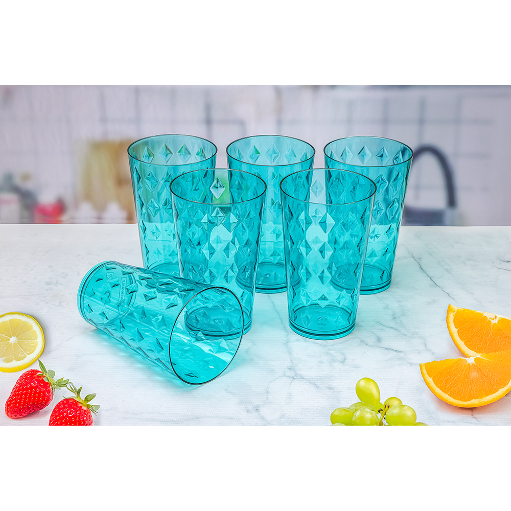 Blue Water Glass