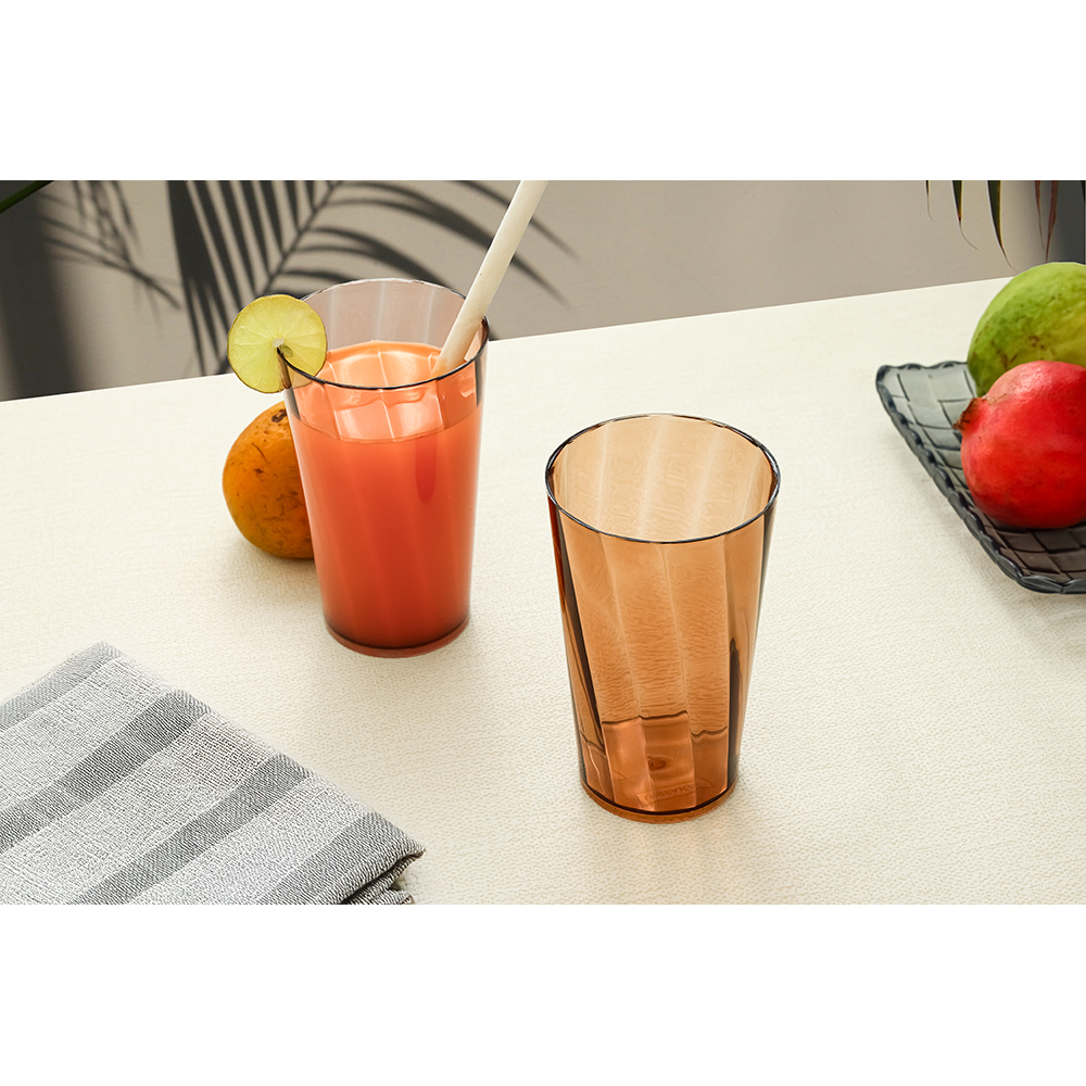 Brown Drinking Water Glass