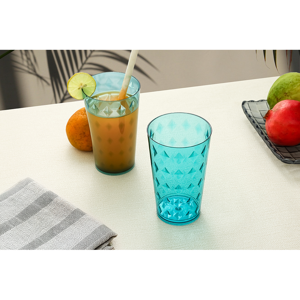 Unbreakable Blue Water Glass - Application: Home