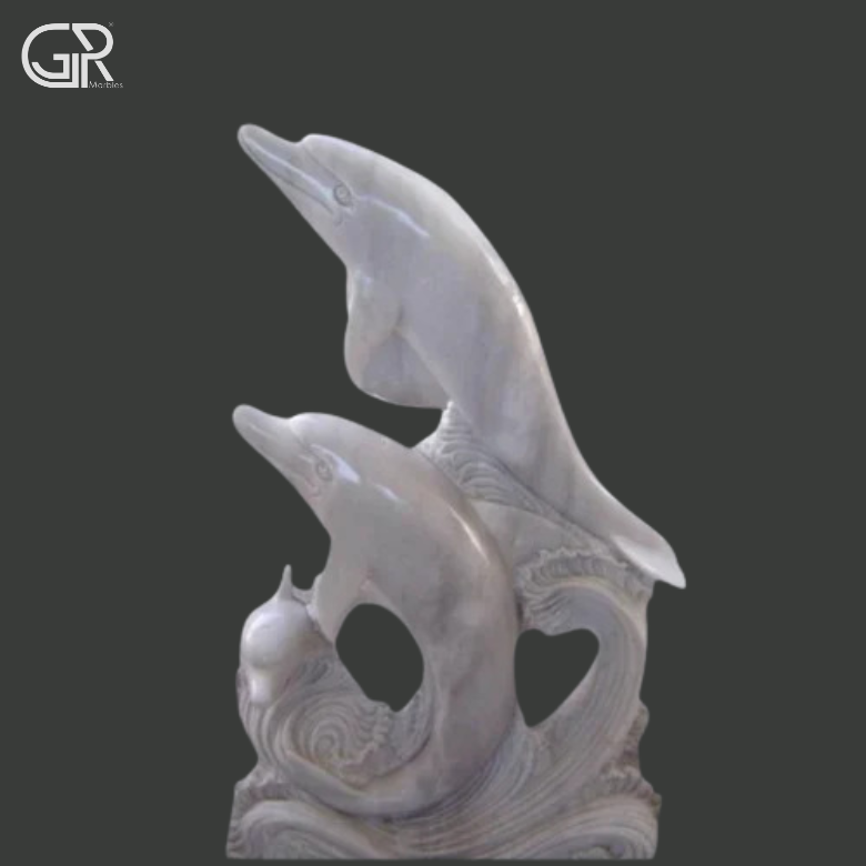 Modern Art Marble - Makrana White Marble, Above 2100 Mm, White | Handcrafted Abstract Art, Polished, Free Standing, Indoor